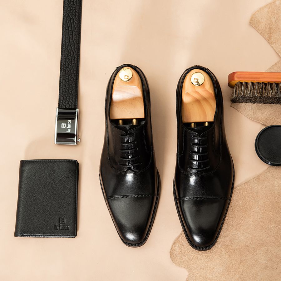 Giày da nam Cap Toe Oxford da bóng GNLAJD6537-157-D
