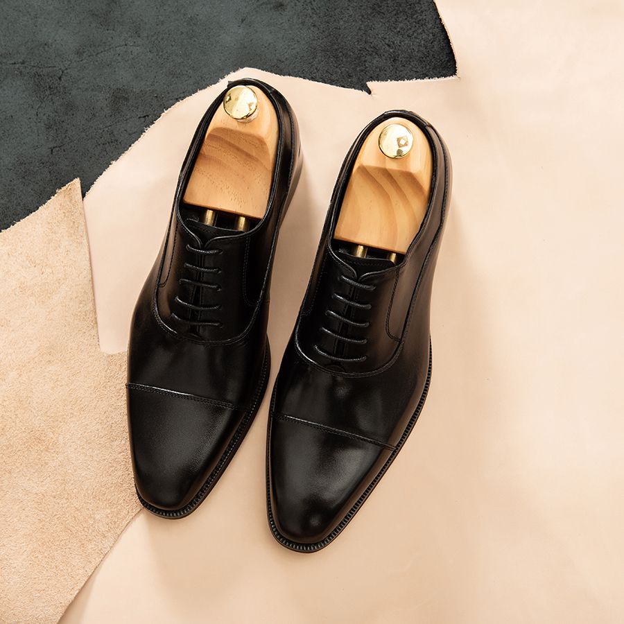 Giày da nam Cap Toe Oxford da bóng GNLAJD6537-157-D - Hình ảnh 2